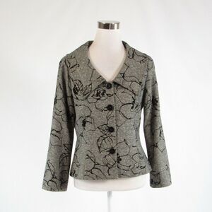 Ivory black DONCASTER blazer jacket 6